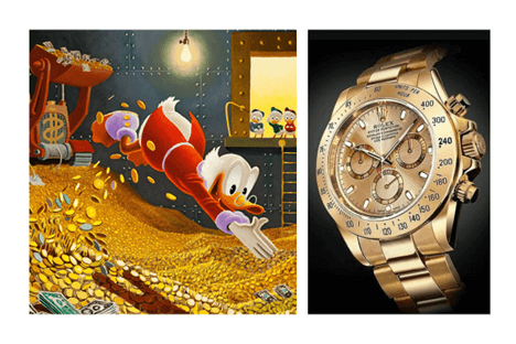 Золотые часы — статусный аксессуар для любителей роскоши