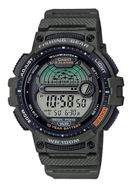 Мужские часы для рыбалки с таймером Casio WR100M Мужские часы для рыбалки с таймером Casio WR100M