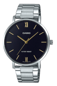 Casio Stainless Steel Minimalistic Black Dial 3