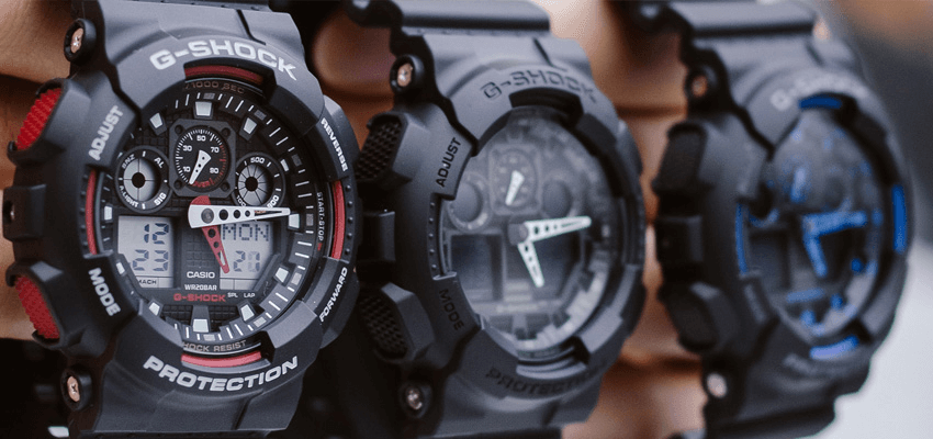 Как настроить часы Casio G-Shock серии GA-100