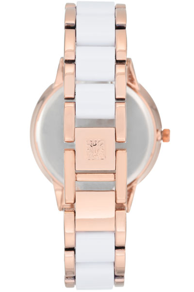 Женские кварцевые часы Anne Klein 1412WTRG коллекции Plastic