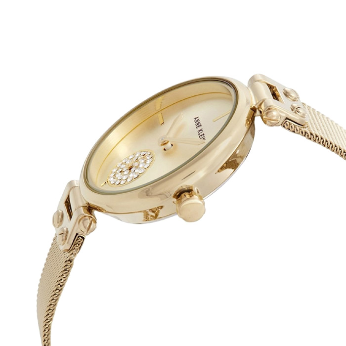 Женские кварцевые часы Anne Klein 3000CHGB коллекции Crystal Metals