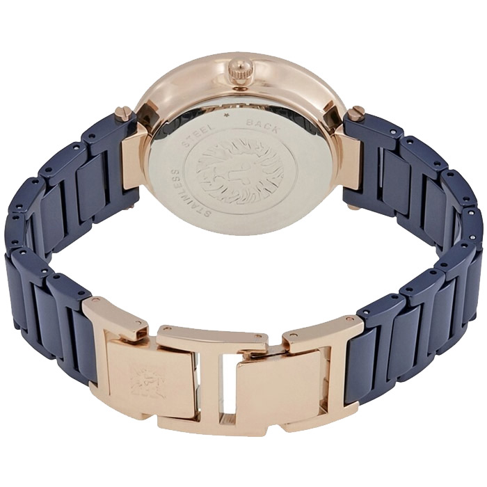 Женские кварцевые часы Anne Klein 3266NVRG коллекции Ceramic