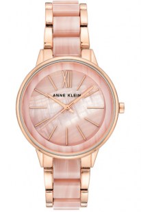 Женские кварцевые часы Anne Klein 1412PKRG коллекции Plastic