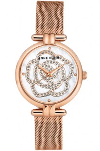 Женские кварцевые часы Anne Klein 3102MPRG коллекции Crystal Metals
