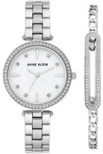 Женские кварцевые часы Anne Klein 3559SVST коллекции Box Set