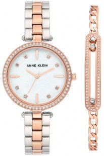 Женские кварцевые часы Anne Klein 3559RTST коллекции Box Set