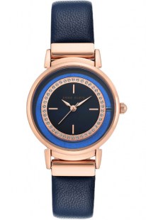 Женские кварцевые часы Anne Klein 3720RGNV коллекции Leather
