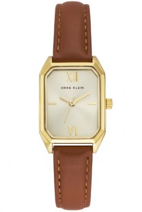 Женские кварцевые часы Anne Klein 3874CHHY коллекции Leather